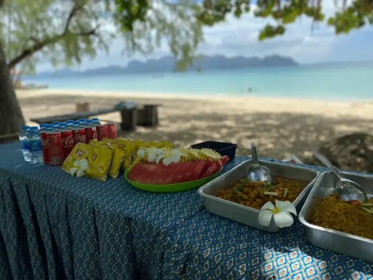 Fun 7 Islands LongTail Boat Sunset Tour with BBQ and BioLum Plankton from Krabi